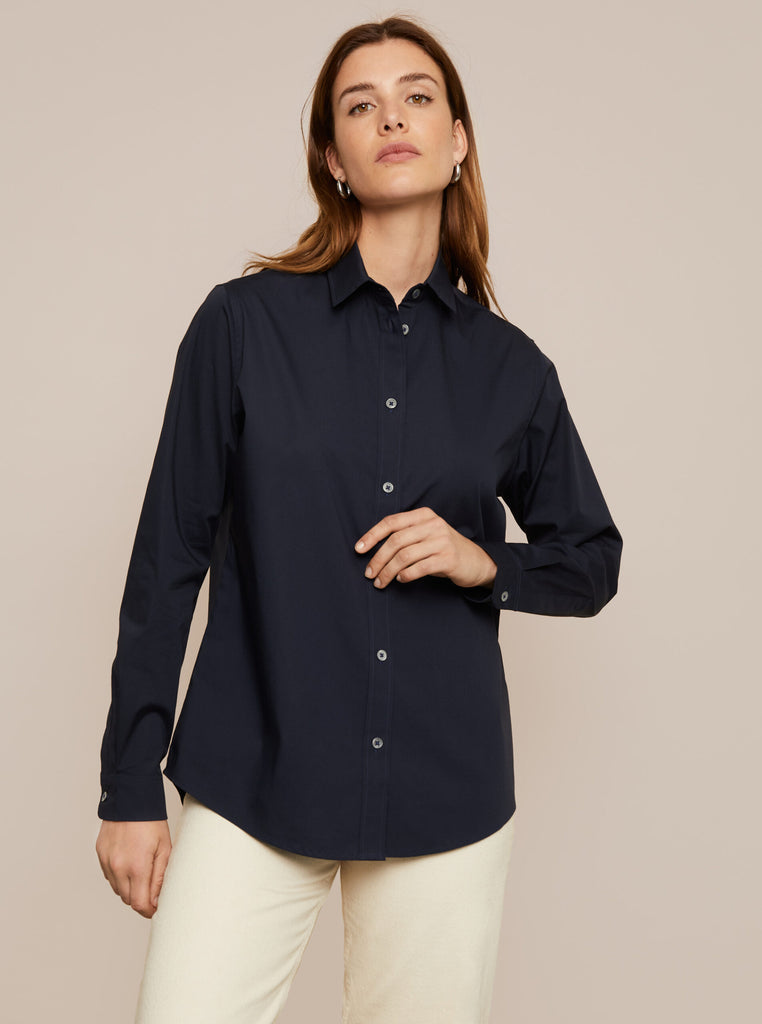 Willow blouse navy 1