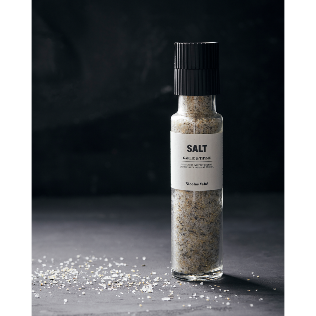 Nicolas Vahé zout, Knoflook & Tijm