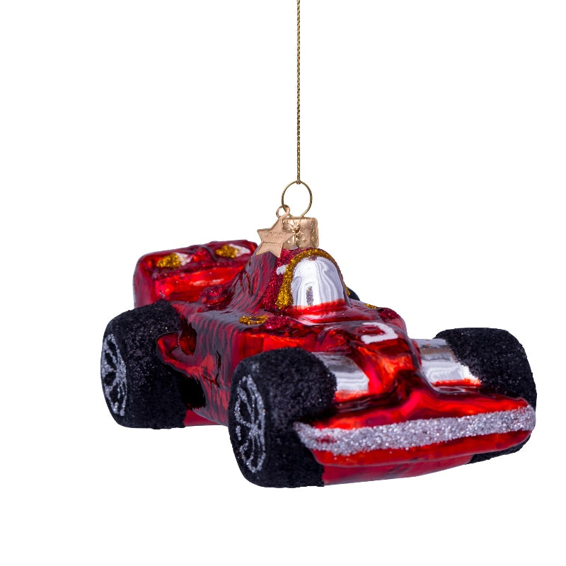 Vondels kerstbal race auto