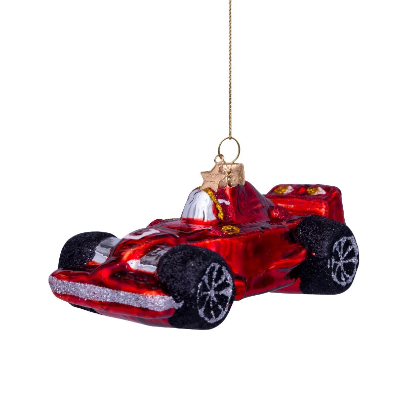 Vondels kerstbal race auto