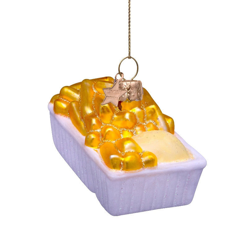 Vondels kerstbal bakje friet