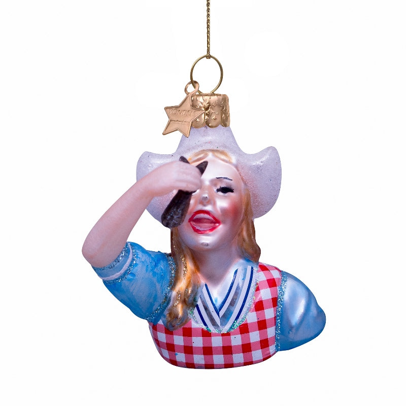 Vondels kerstbal haring meisje