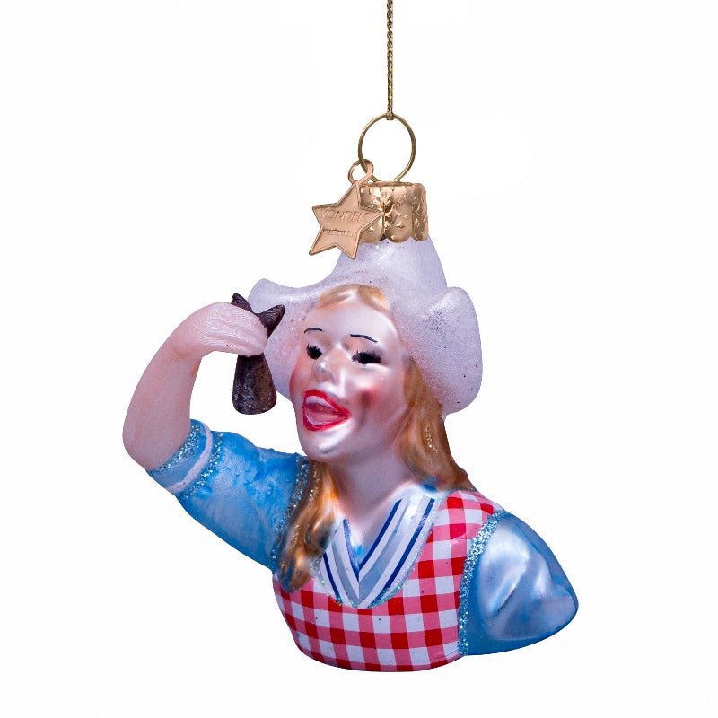 Vondels kerstbal haring meisje