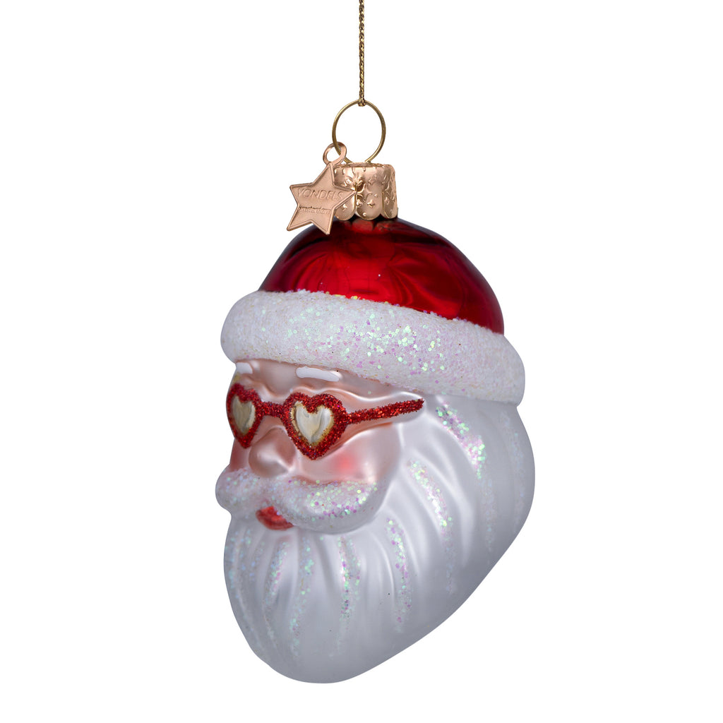 Vondels kerstbal santa