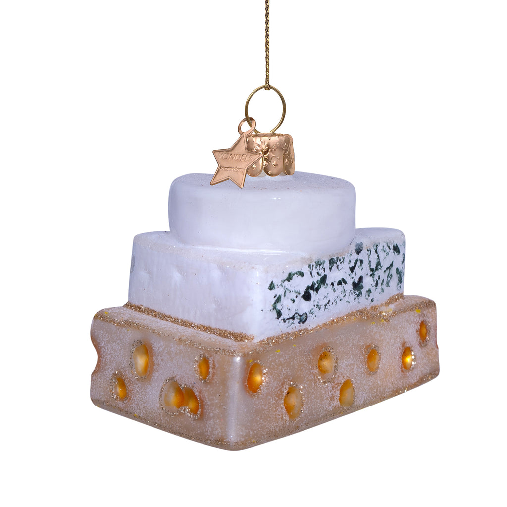 Vondels kerstbal triple cheese