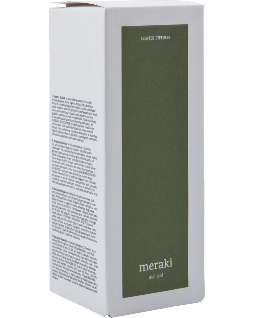 Meraki Diffuser Oud leaf Groen