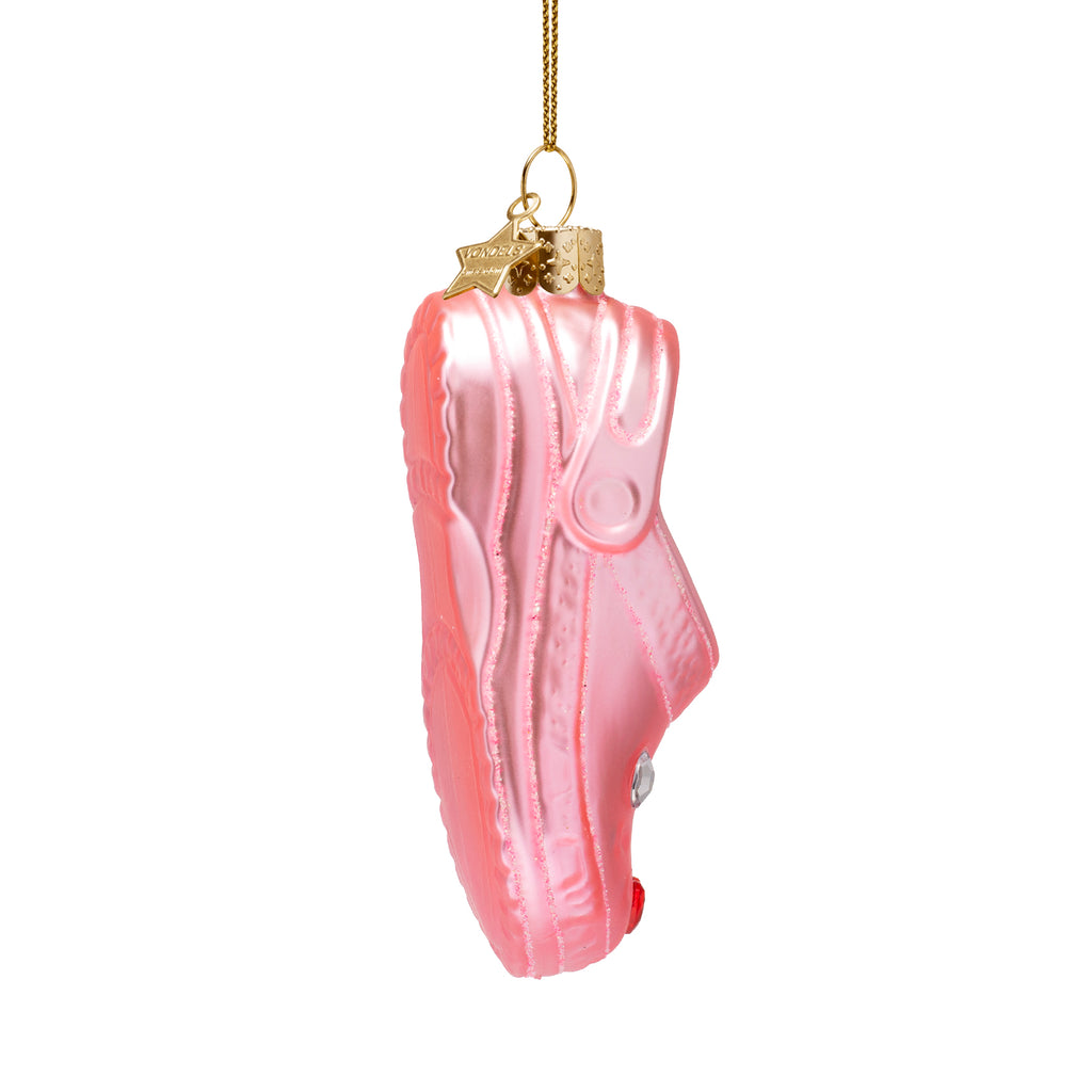 Vondels kerstbal crocs pink