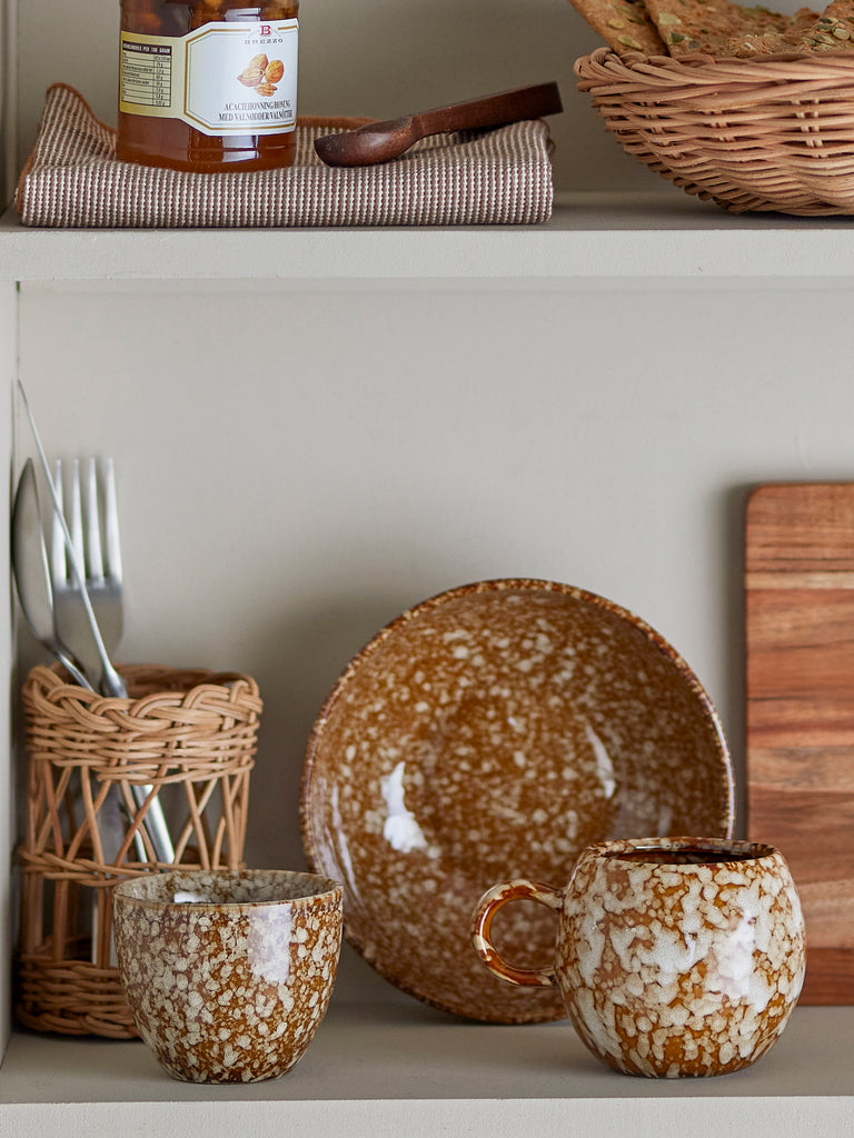 Bloomingville mok Paula Brown speckle