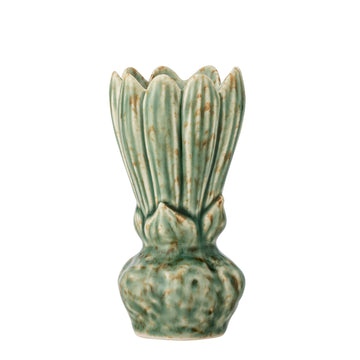 Bloomingville vaas Cyrill groen