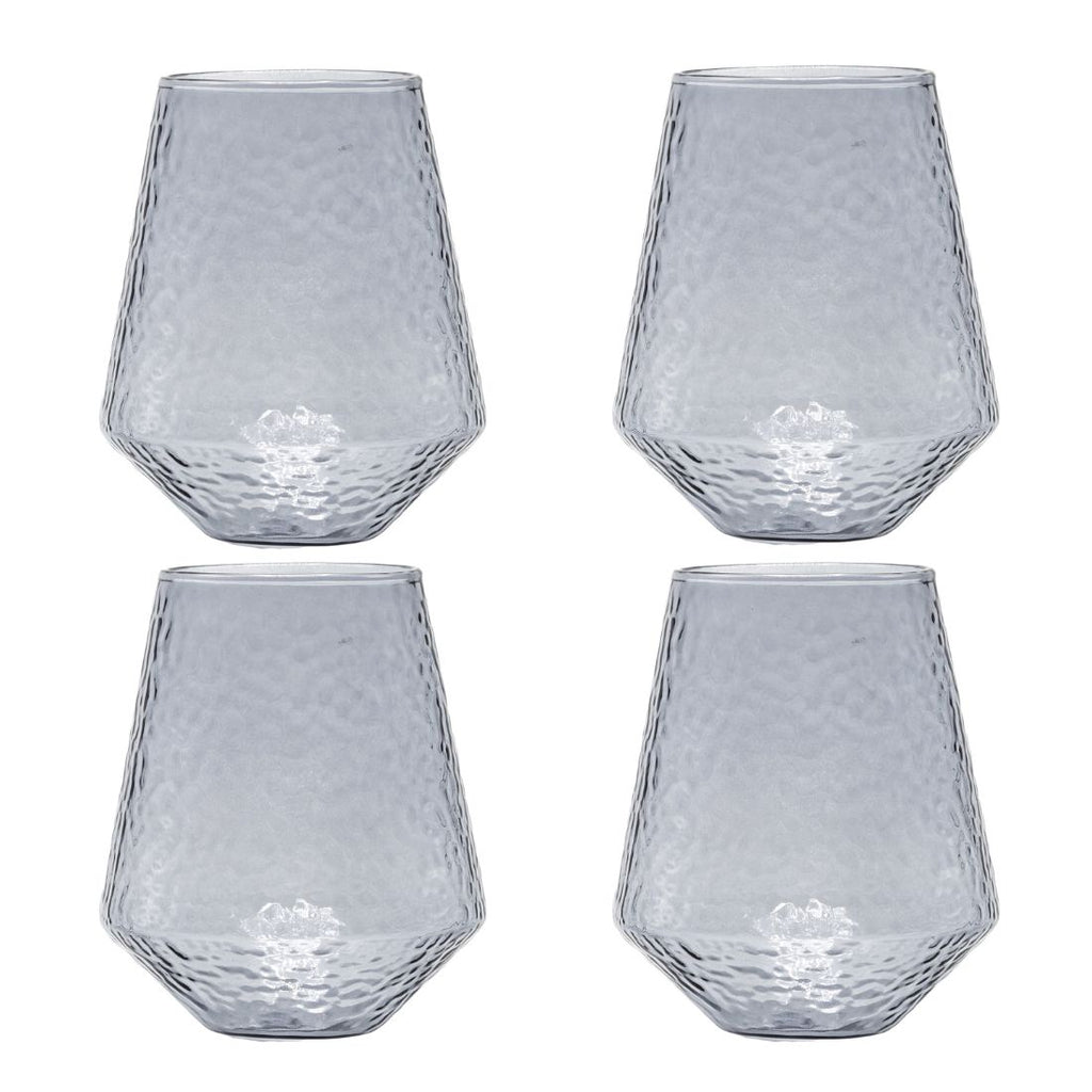 Brût Homeware Waterglazen Claude set van 4 grey