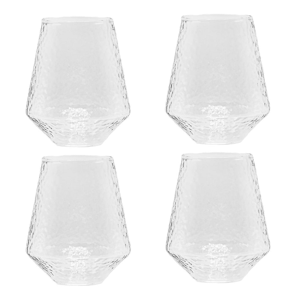 Brût Homeware Waterglazen Claude set van 4 helder
