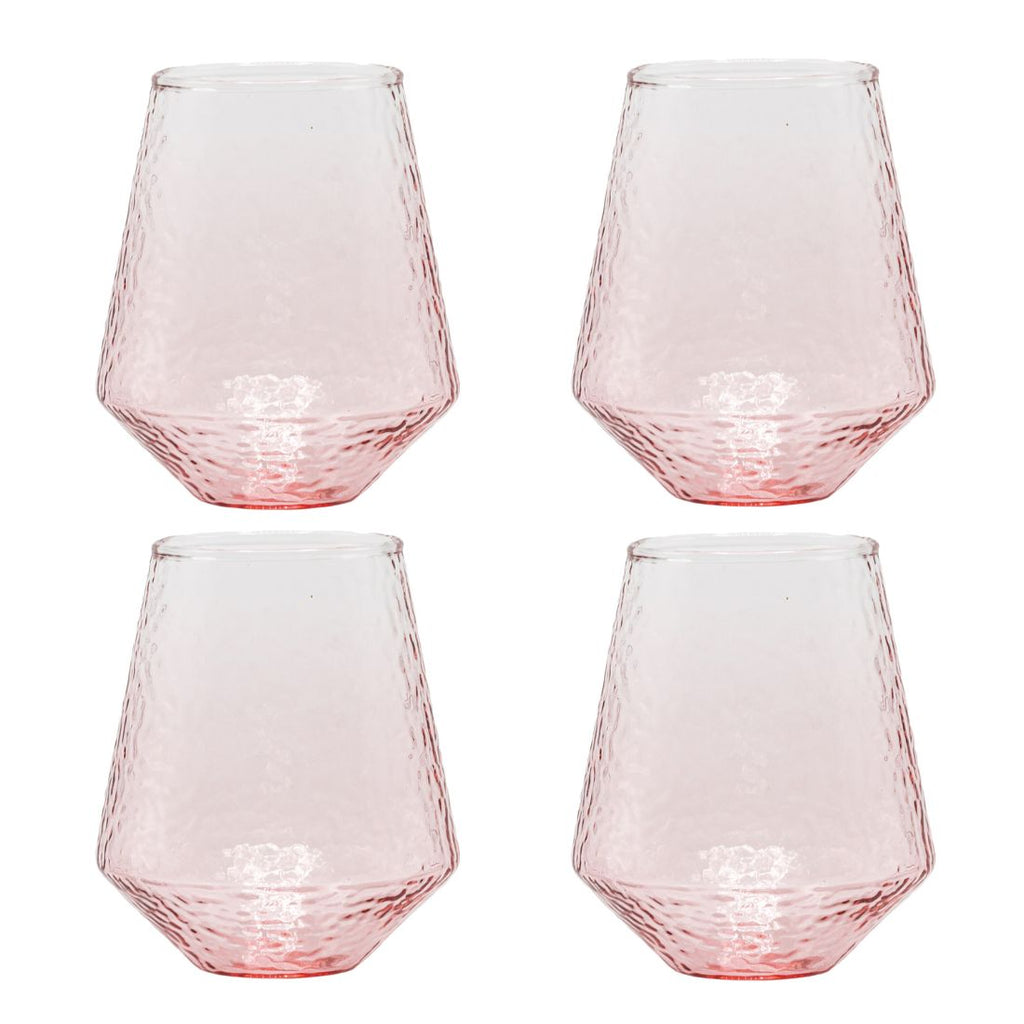 Brût Homeware Waterglazen Claude set van 4 pink