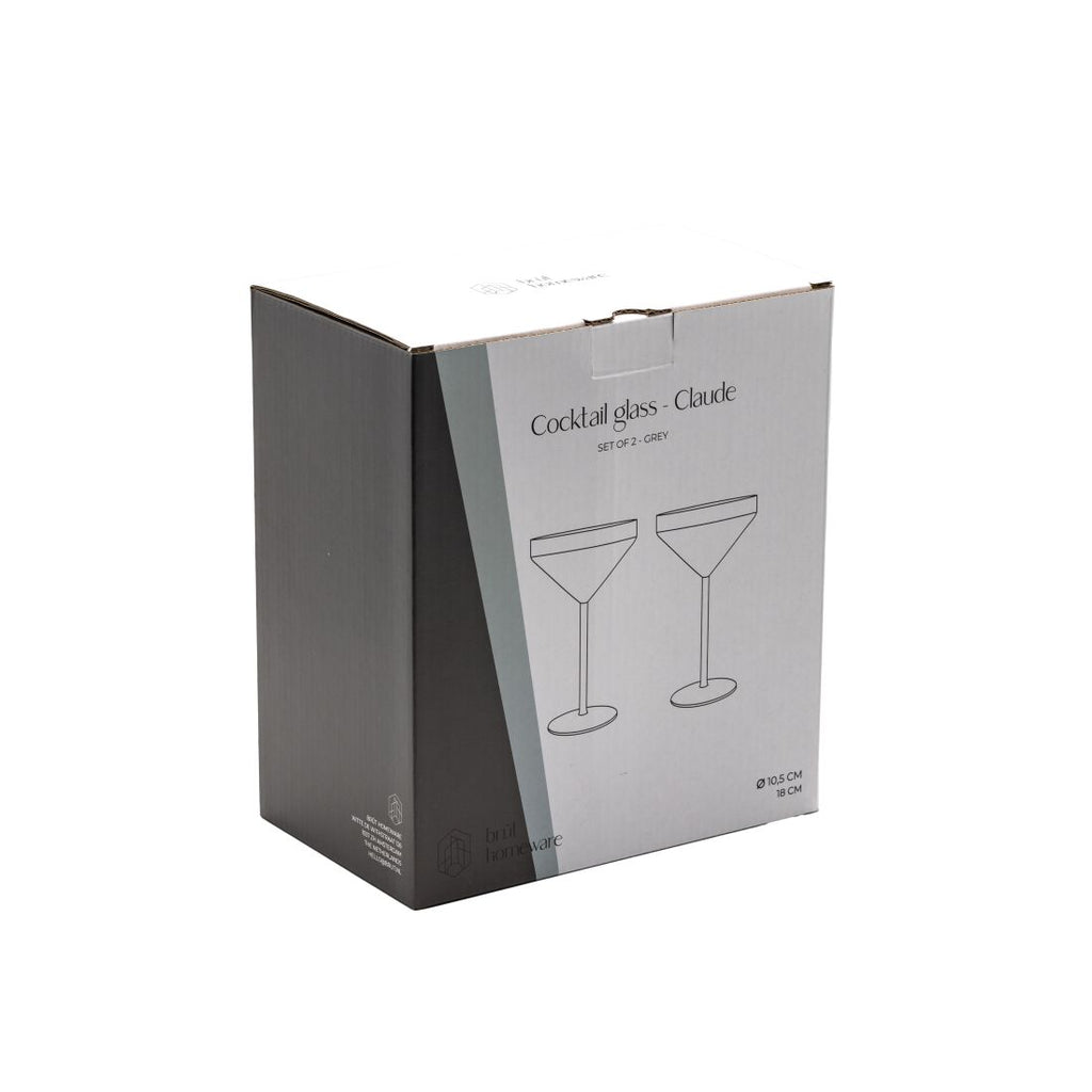 Brût Homeware Cocktail Claude set van 2 grey