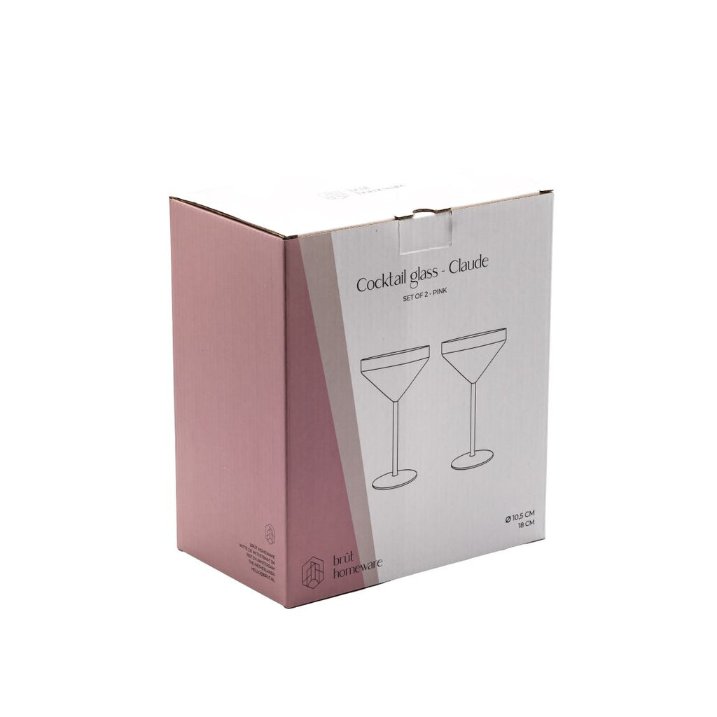 Brût Homeware Cocktail Claude set van 2 pink