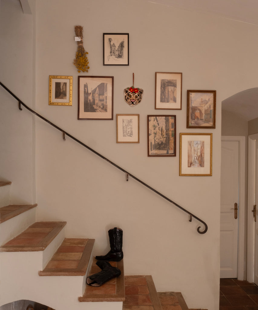 Doing Goods Floral Witte Tijger hanger