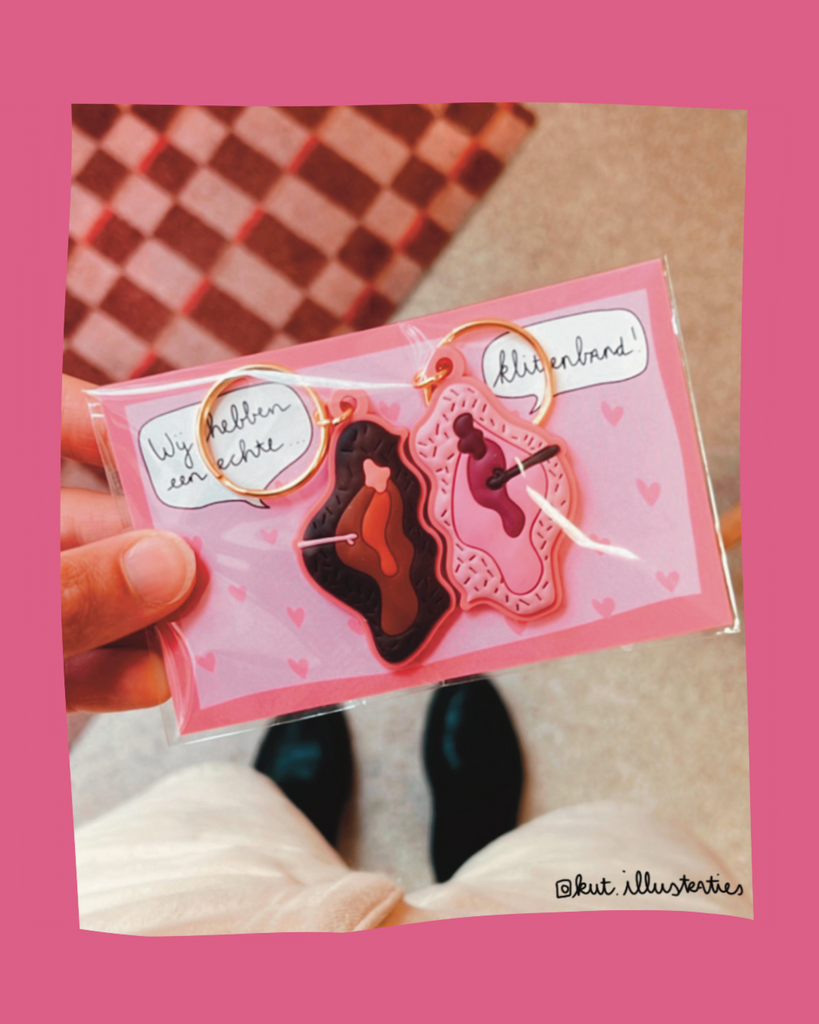 KUT.illustraties Vriendschap Kut Sleutelhanger set