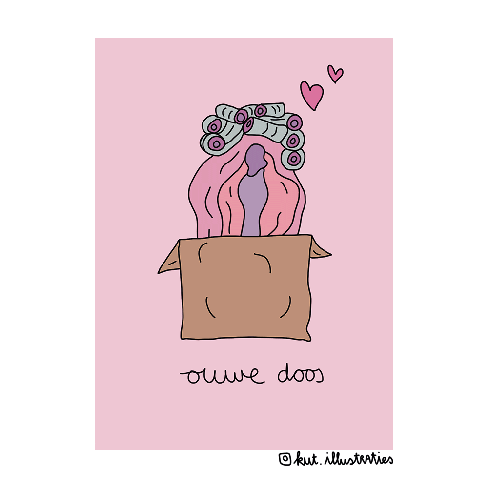 KUT.illustraties kaart ouwe doos