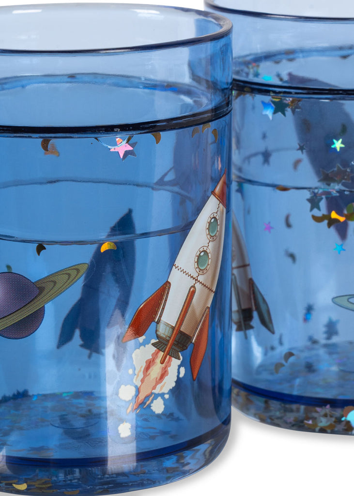Konges Sløjd glitter bekers outer space set van 2