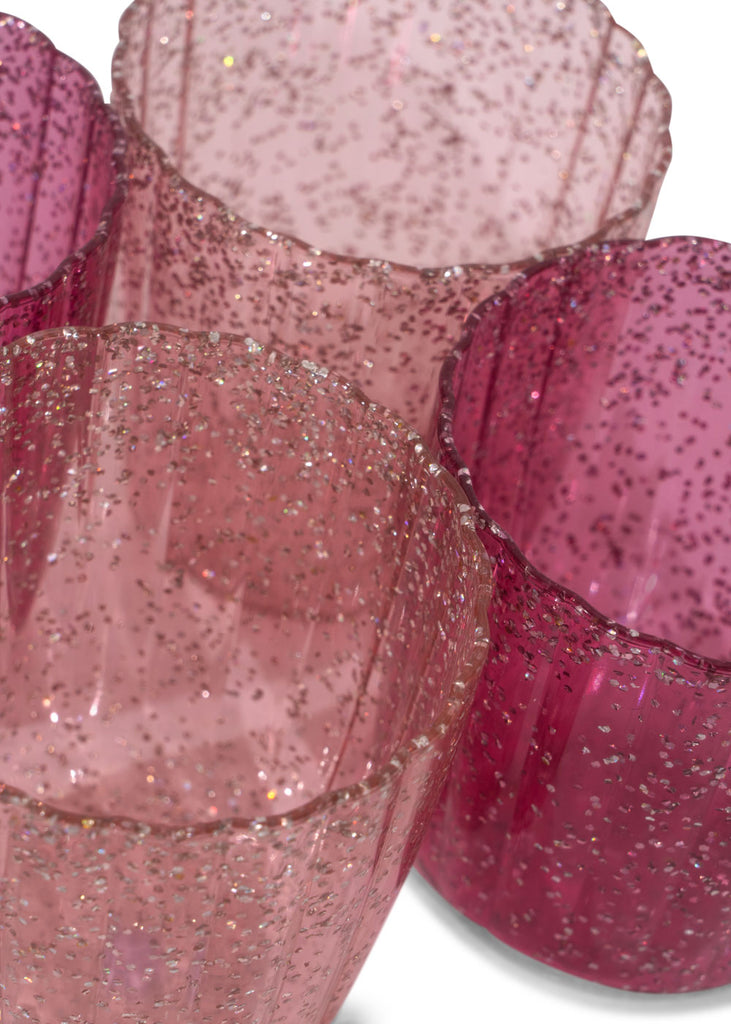 Konges Sløjd glitterbekers set van 4