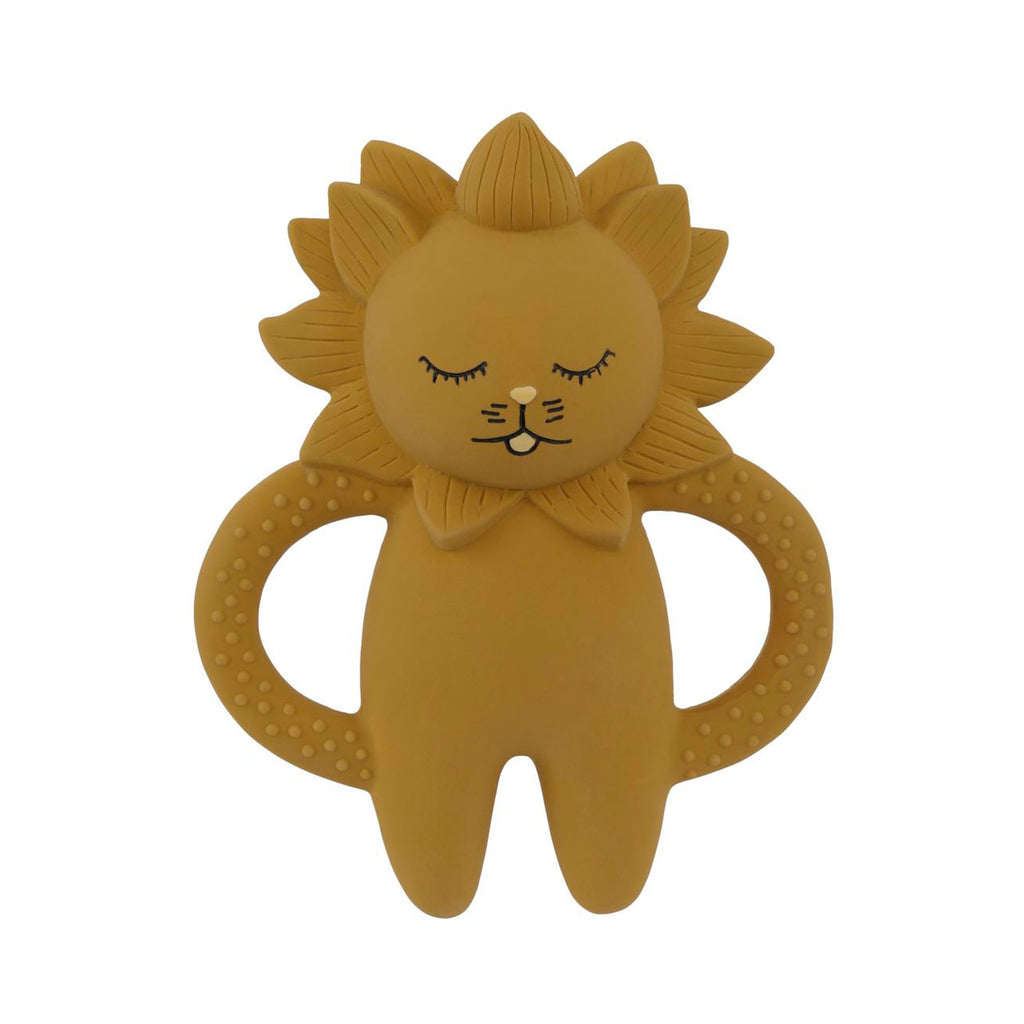 Konges Sløjd teether lion mustard
