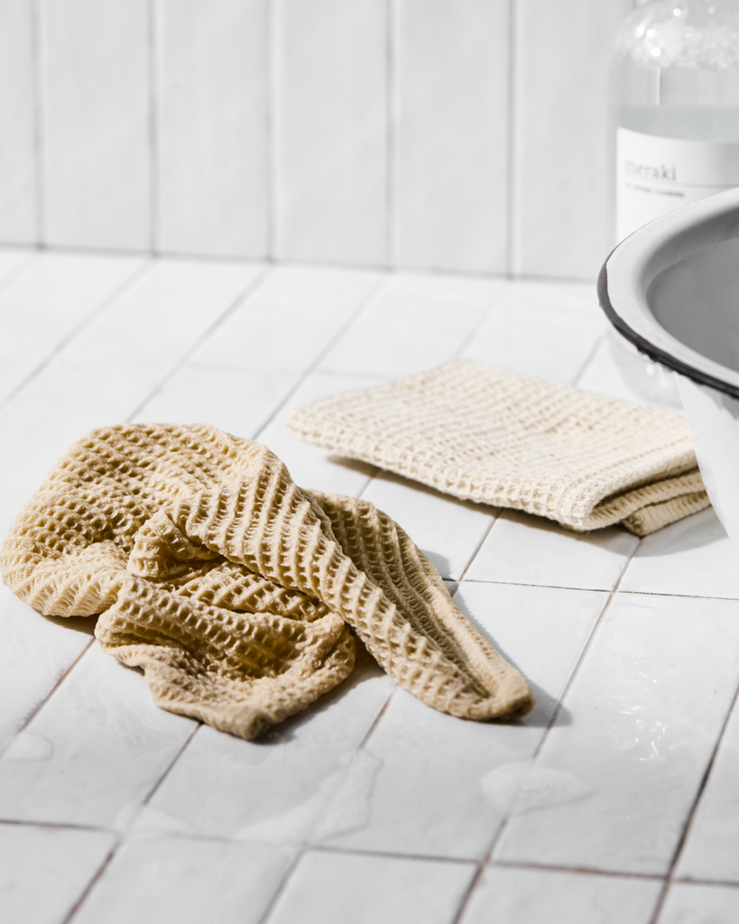 Meraki Vaatdoek Beige set van 3