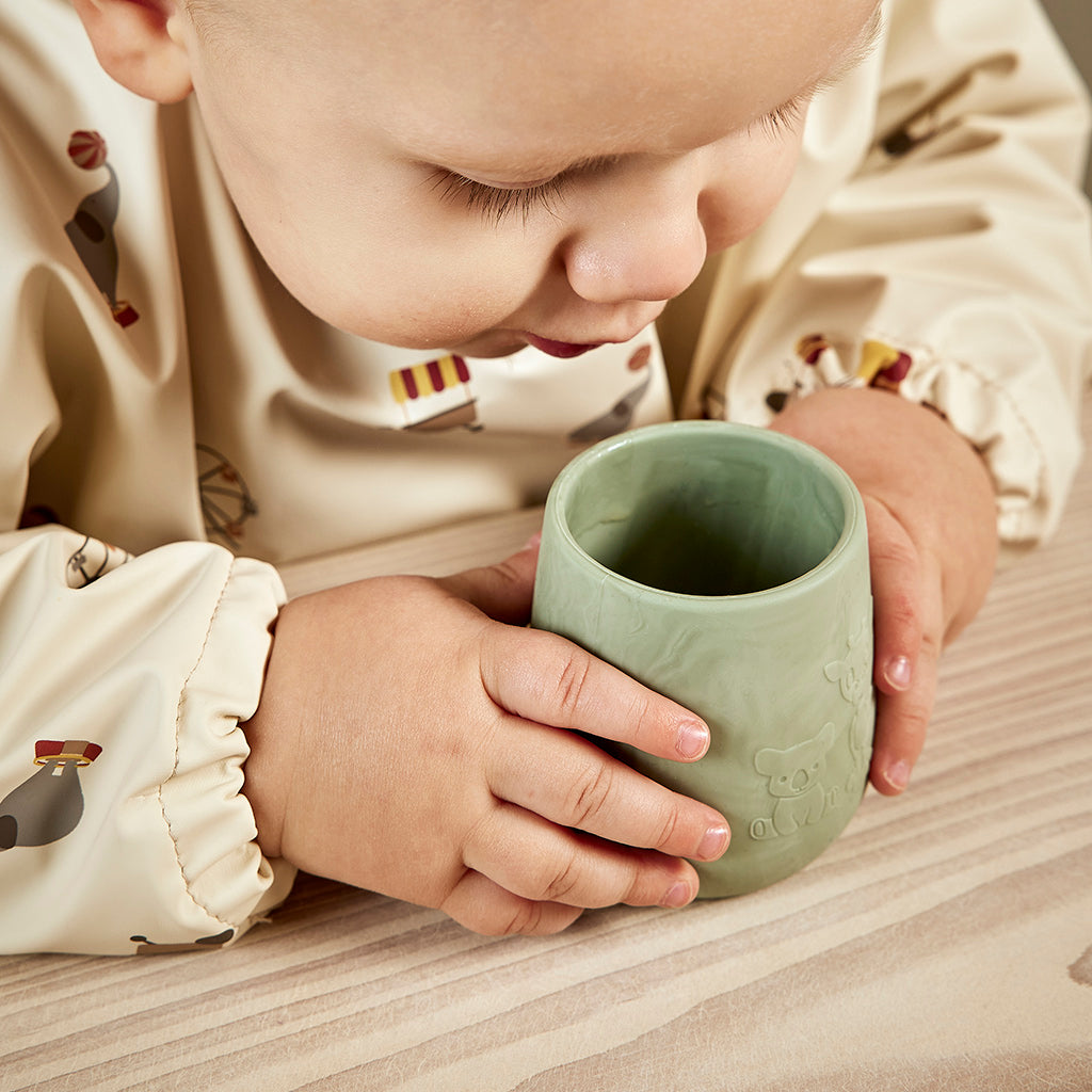 nuuroo slab waterproof met mouw Creme - Circus