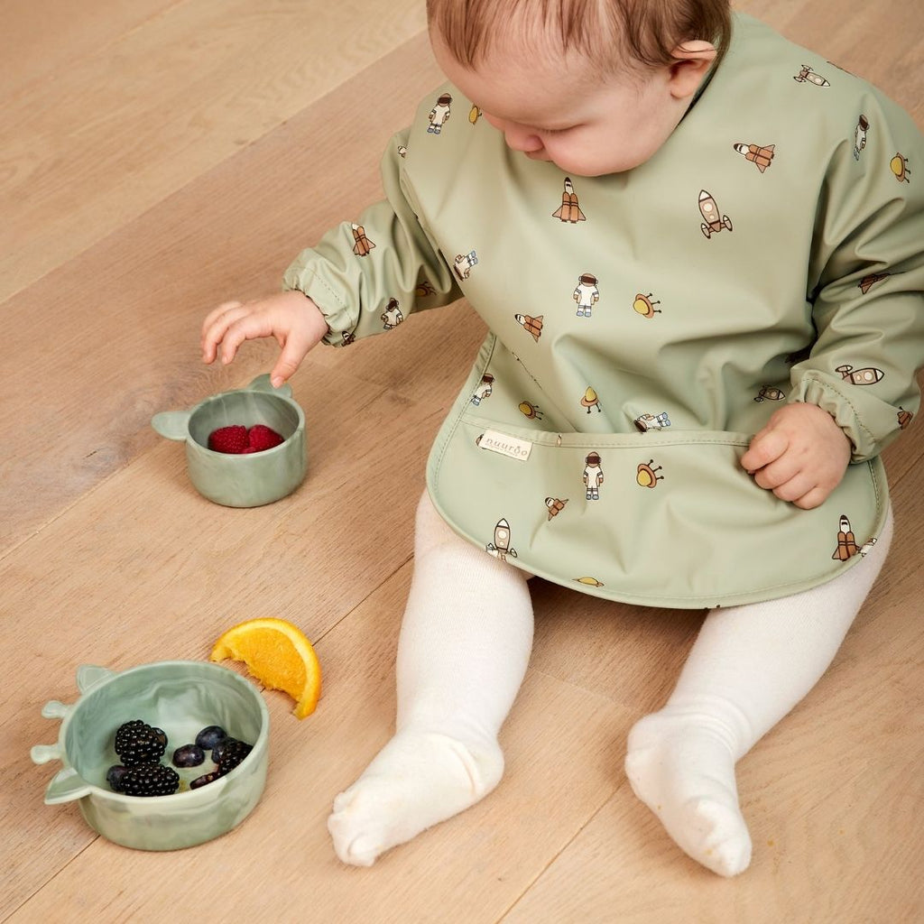 nuuroo slab waterproof met mouw Light green- Space