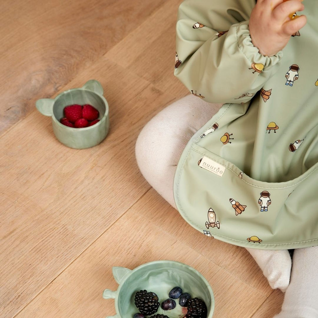 nuuroo slab waterproof met mouw Light green- Space