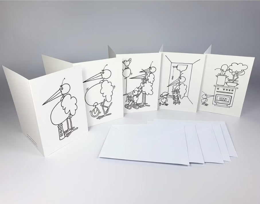 Portretloket geboortekaarten