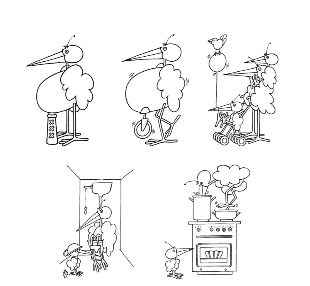 Portretloket geboortekaarten