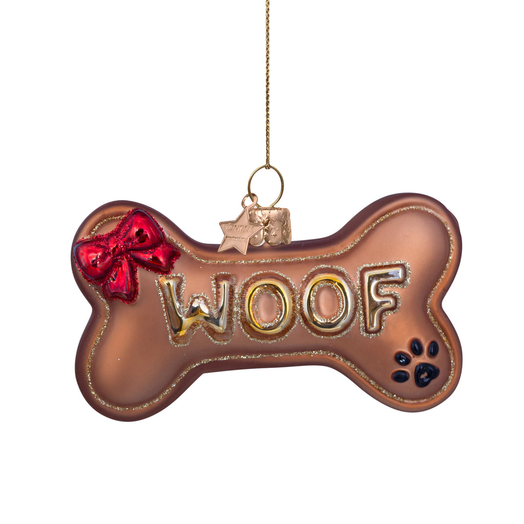 Vondels kerstbal hondenbot
