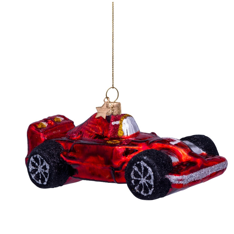 Vondels kerstbal race auto