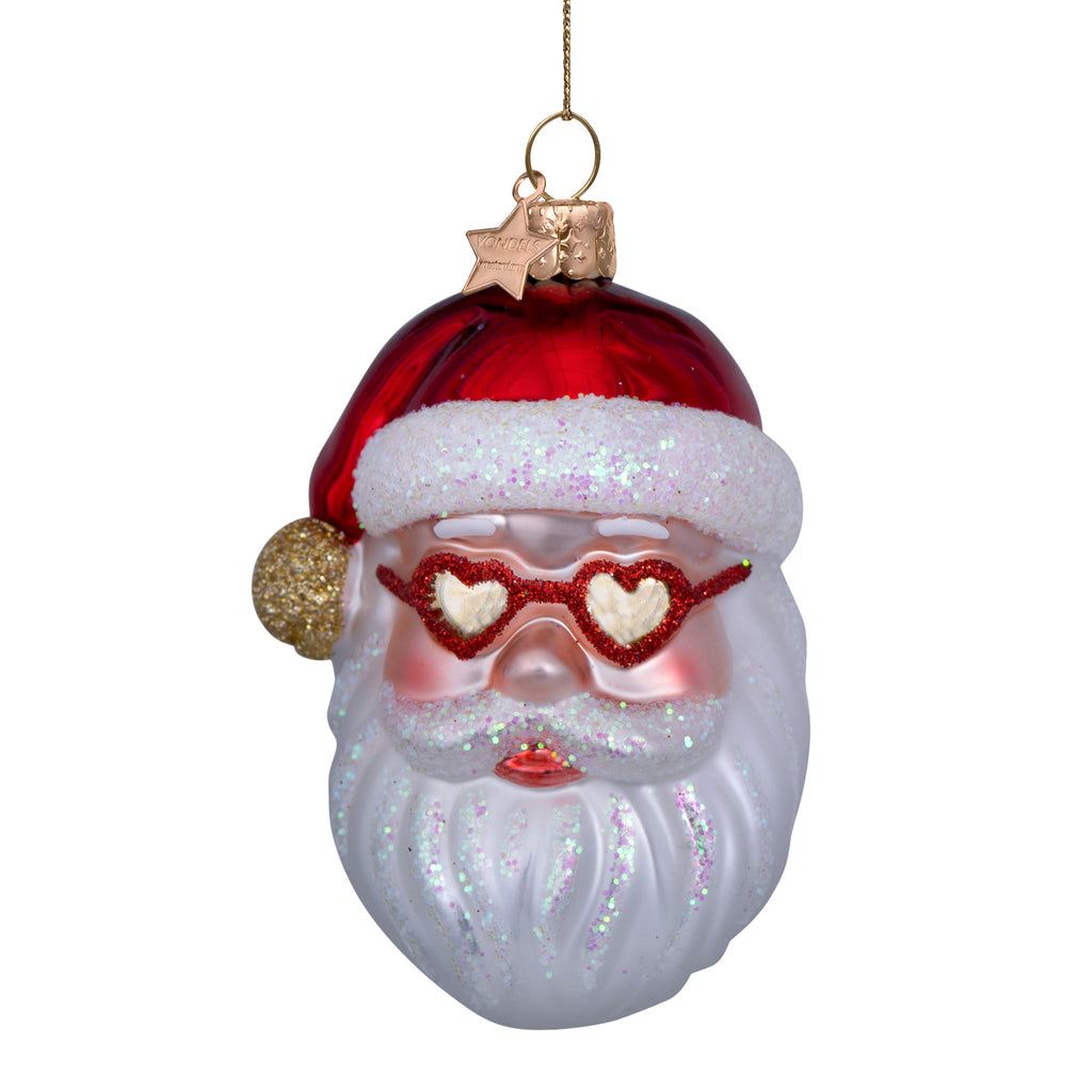 Vondels kerstbal santa
