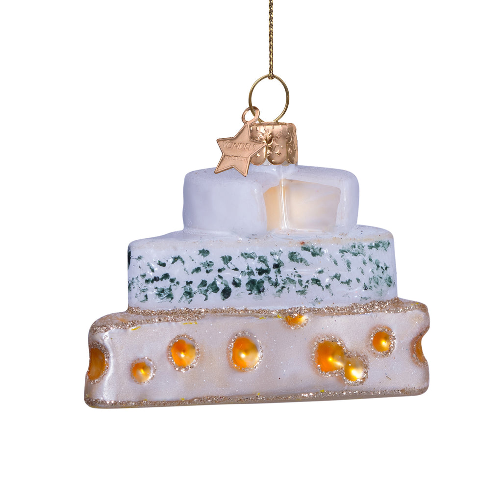 Vondels kerstbal triple cheese