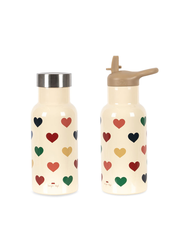 Konges Sløjd Thermosfles bon coeur coloré
