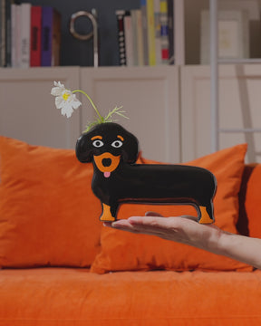 Gekaapt vaas Dachshund