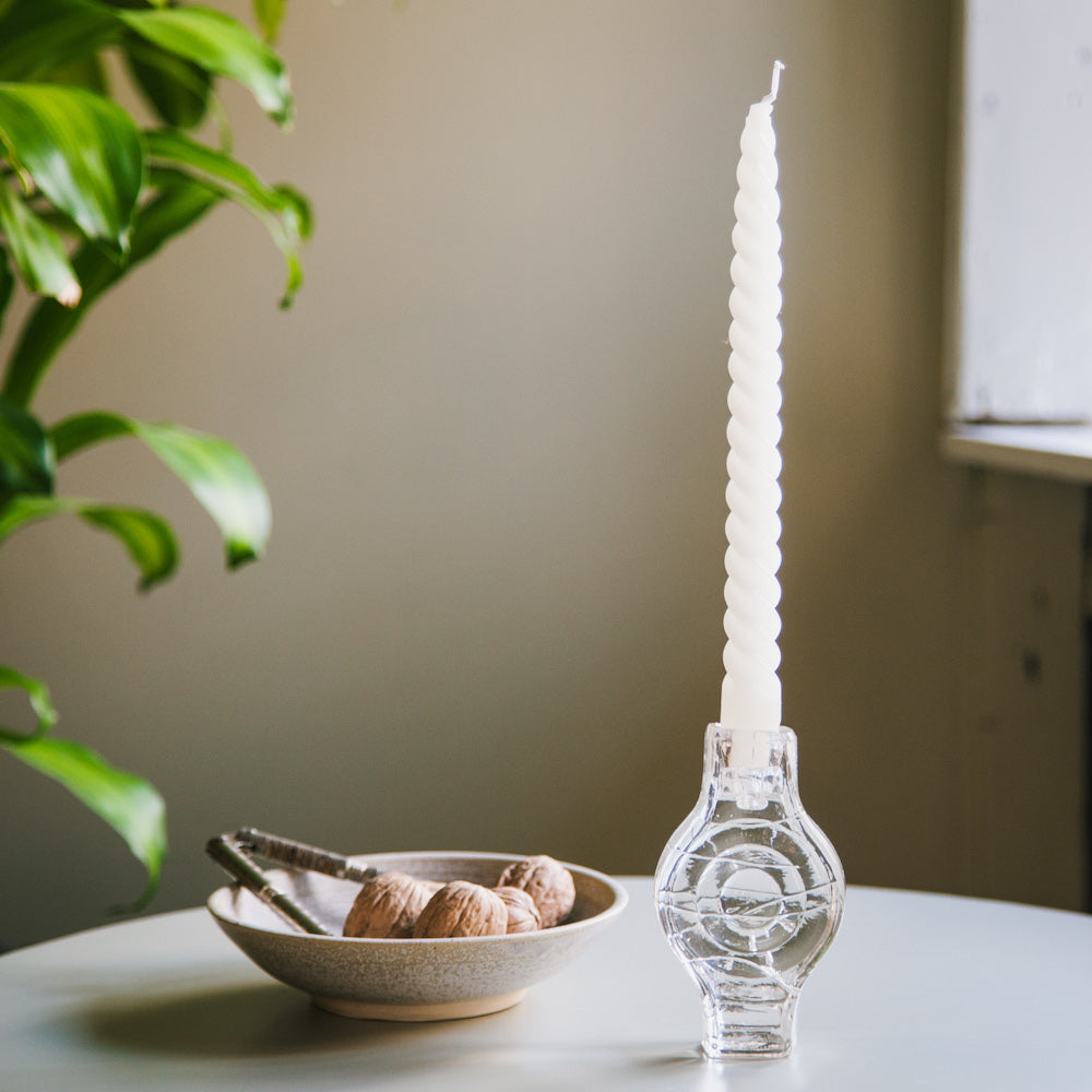 Infinite Round Candle Holder clear Styling Brut 1 Web