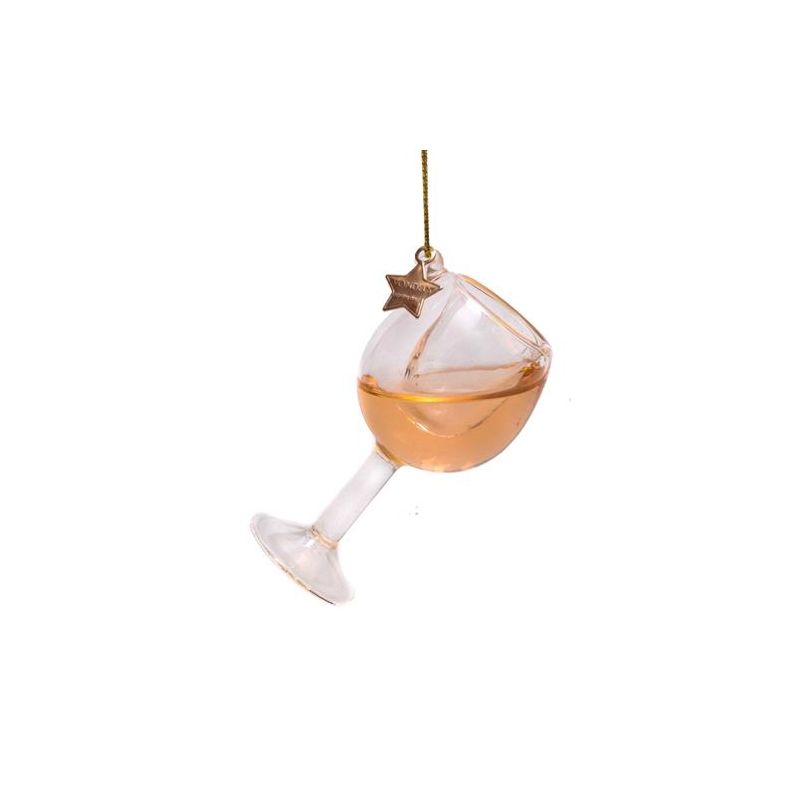 Vondels kerstbal rose wijn